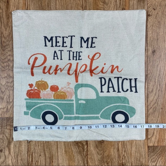 Meet Me at the Pumpkin Patch Pillow Cover - Picture 5 of 6
